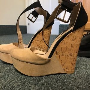 Forever 21 wedge high heels